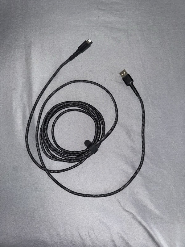 iHome 6ft micro USB Nylon Braided Charge & Sync Cable Android LG Samsung HTC E2