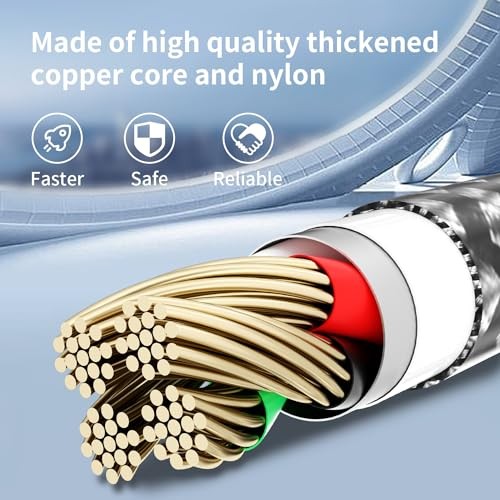Multi Charging Cable,(2Pack 4FT) 3 in 1 Charging Cable for 4FT 2Pack Black&Gray gallery