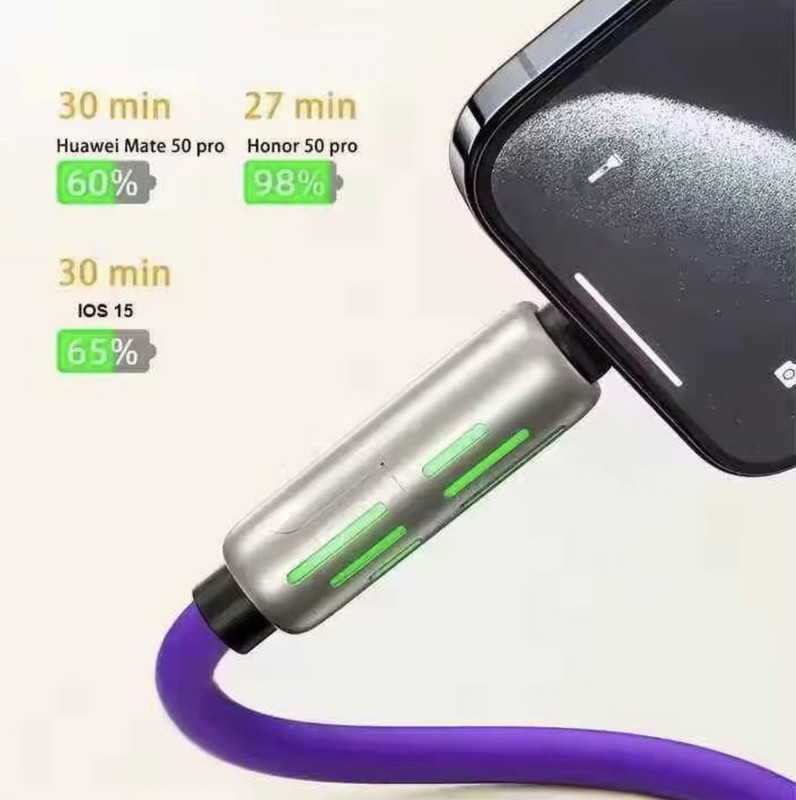 4-in-1 usb charging cable fast charging max 240w gallery