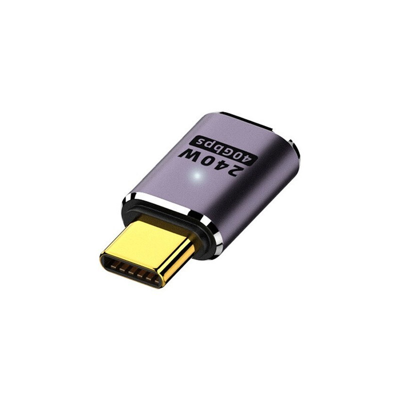 240W Multi-Function Type-C Adapter 40GB Elbow U-shape Multi-Angle USB4.0 Adapter