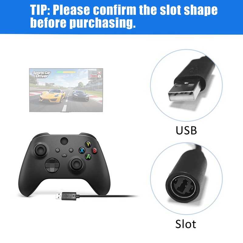2 PCS Replacement Dongle USB Breakaway Cables, Wired Controller Brake Away Ca... gallery