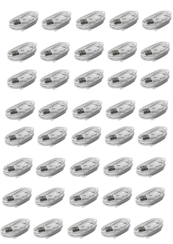 50-Pack Fast Charger 3FT Micro USB Cable Cord For Samsung Galaxy S7/S6/Note