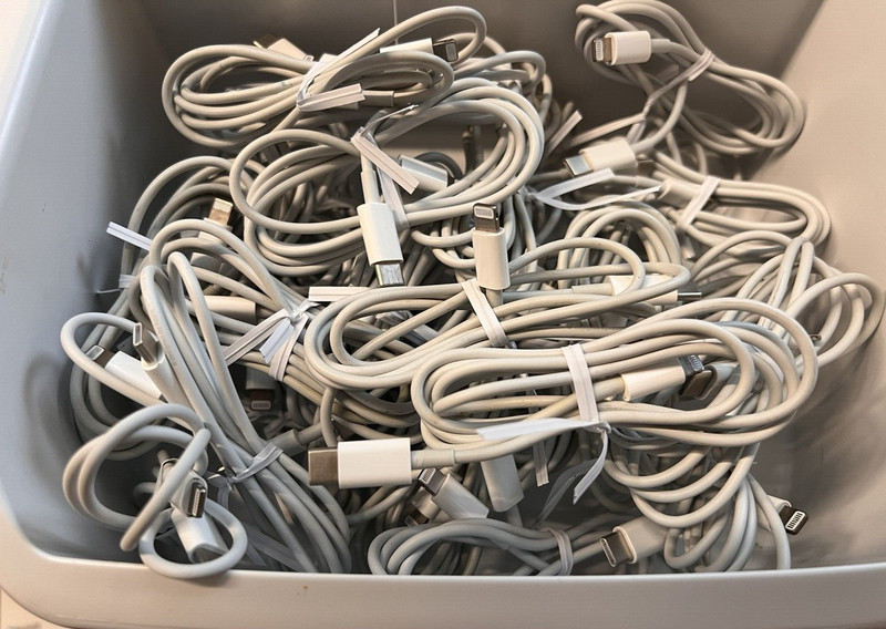 Lot of 10 Genuine Apple‎ USB-C to Lightning Cables 3ft. Used