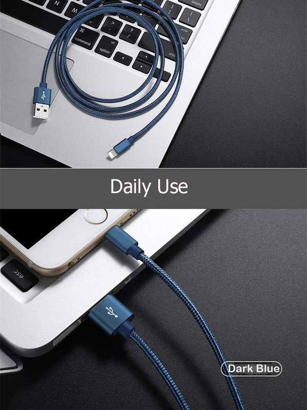 Cable, [2Pack] 6FT Nylon Braided Fast Charging USB Cord Replcement for X 8 8 ... gallery
