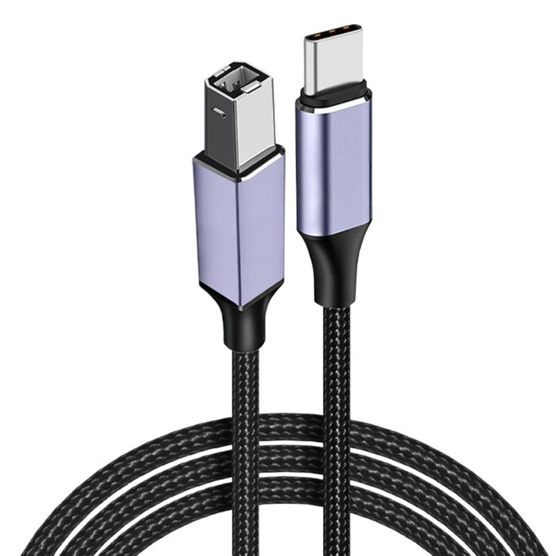 Phone Printer Cable Type C 2.0 to USB Scanner Cord High Speed Fast Data Transfer gallery