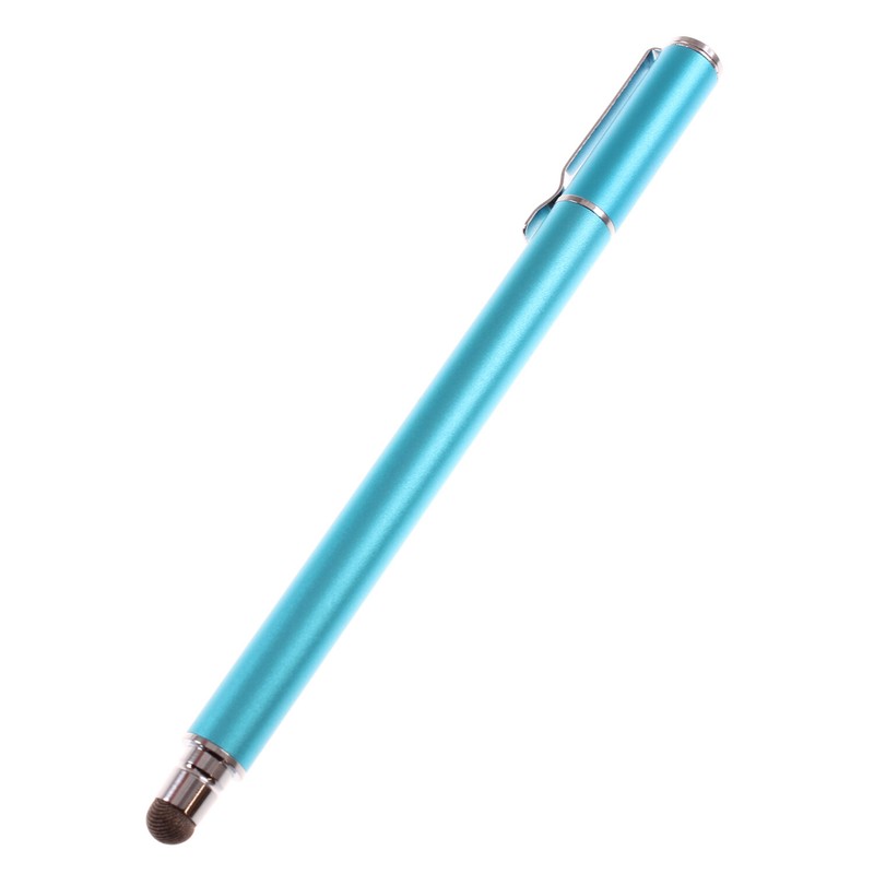Stylus Touch Screen Pen Fiber Tip Aluminum Lightweight Blue for Cell Phones
