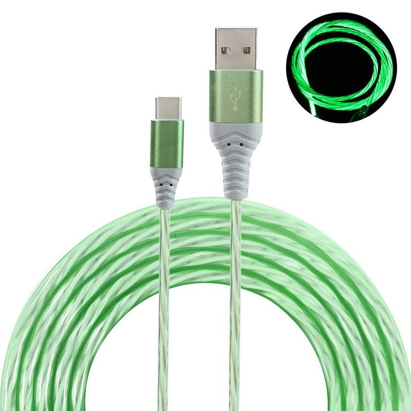 2-Pack 6FT LED USB C Cable - Light Up Flowing Fast Charging for Phones & Tablets gallery