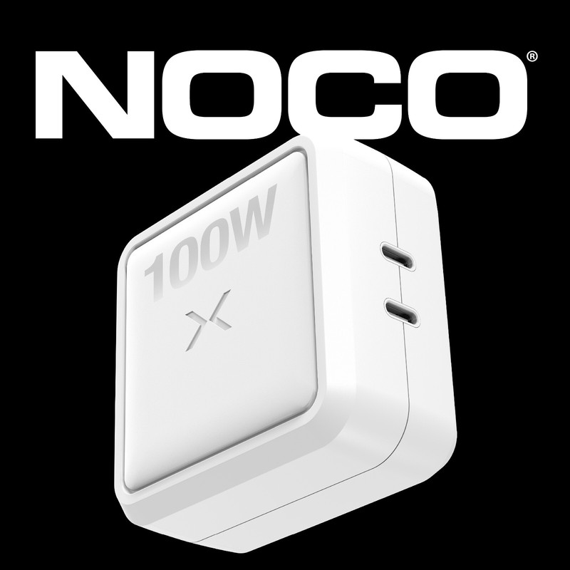 NOCO XGrid X100: 100W USB-C Charger – Dual Port – Type C Power Adapter (White)
