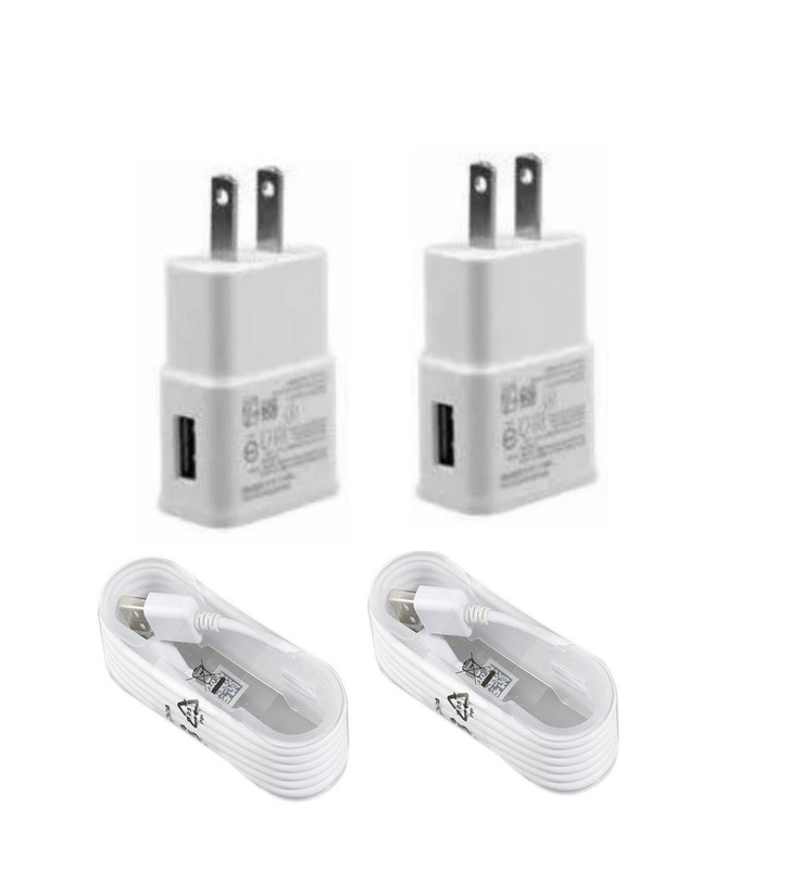 Lot Wall Chargers Adapter +5F Micro USB Cable For Android Phone OEM Quality Cord