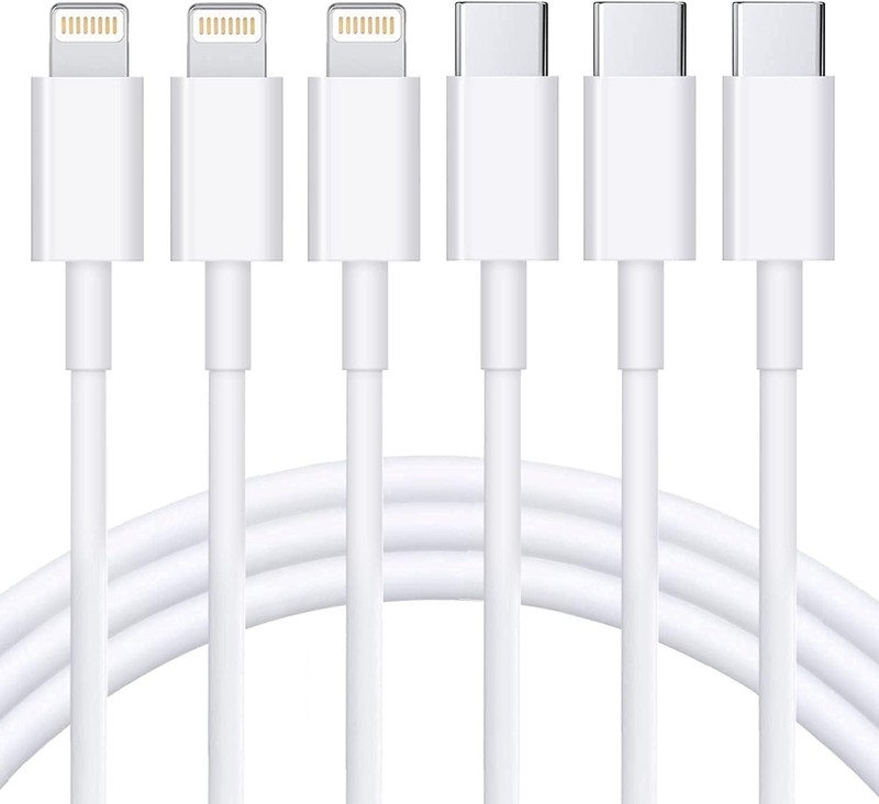 USB C to Lightning Cable 3Pack 6FT Mfi Certified Iphone Fast Charger Cable USB-C gallery