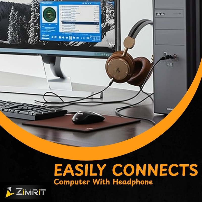 3.5mm Aux to USB Adapter Cable - 3ft for Charging & Syncing with MP3 Players gallery