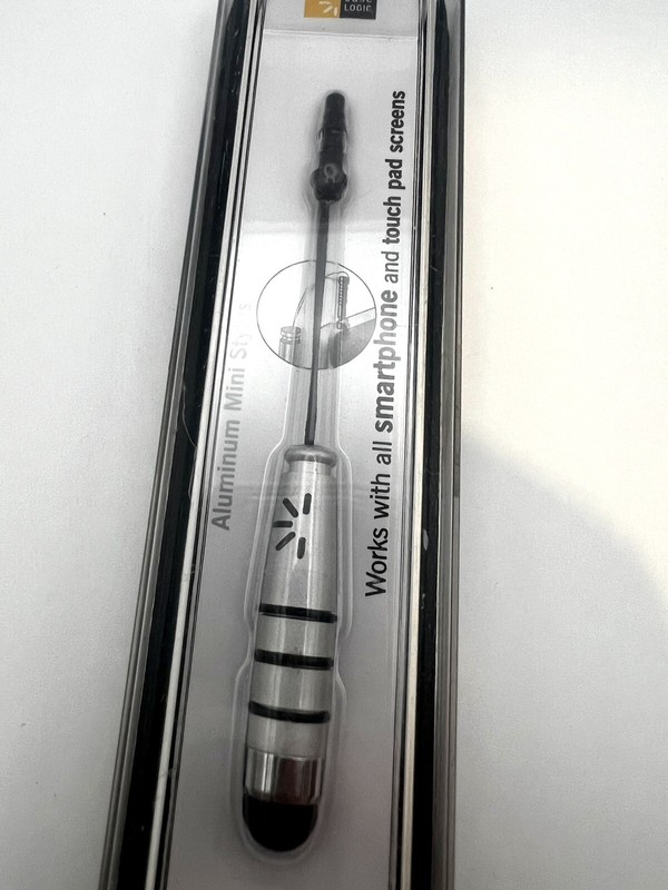 Case Logic Silver Stylus Touch Pen Aluminum Compact for Phones