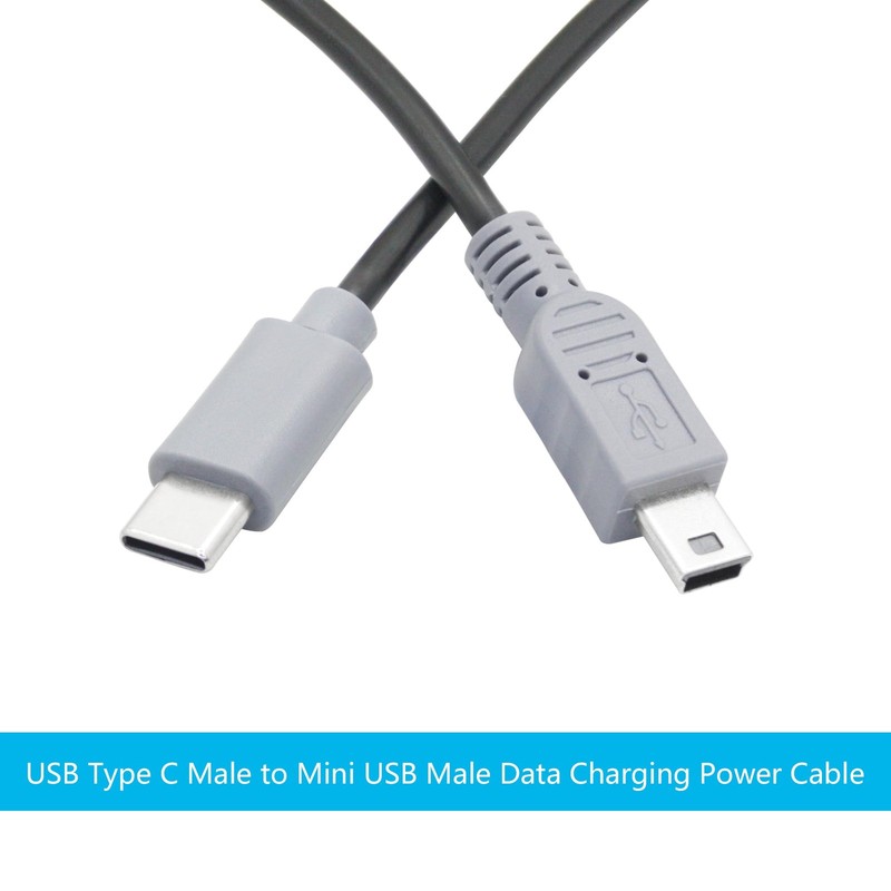 3 PCS 10 Inch USB C To Mini USB Cable OTG Charging Data Sync Converter gallery