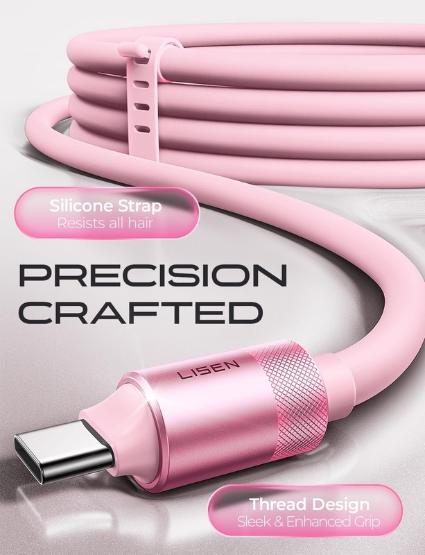 2 Pack 10ft USB C Cable Fast Charging Braided 240W Type C Phone Charger Cord gallery