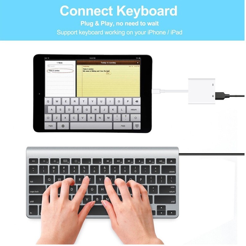 For Apple iPhone 14 13 Pro iOS16 to USB 3.0 Adapter OTG Cable Fast Data Transfer gallery