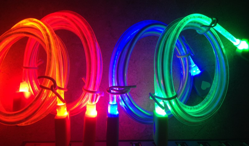 LED GLOW light usb data sync charger cable FOR iPhone X 8 7 6 plus 5s iPod nano gallery