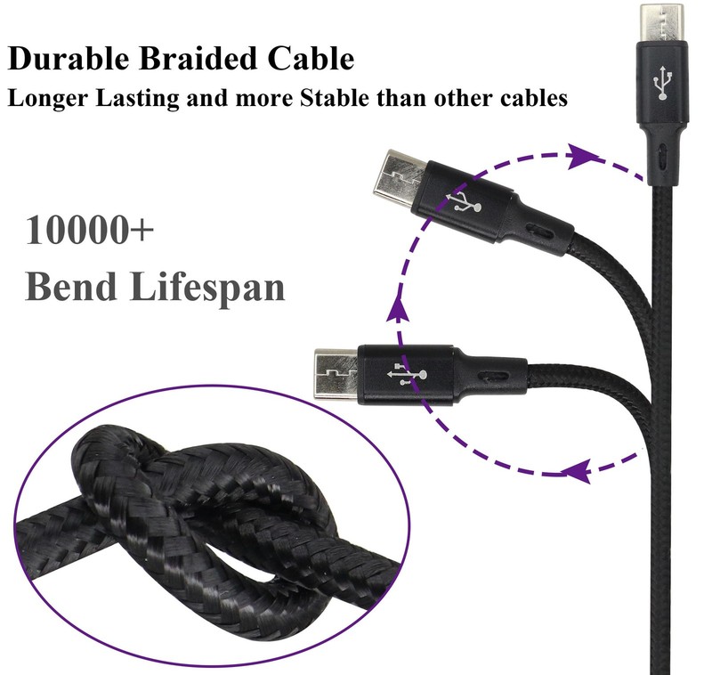 2Pack/4Ft 3 in 1 USB 2.0 A Splitter Cable USB A 2.0 to Dual +Micro USB Charge... gallery