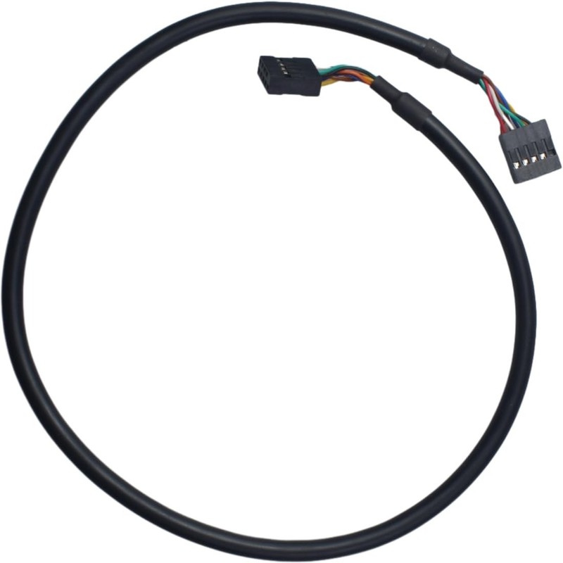 USB Header Extension Cable USB 2.0 9Pin Female to Female Internal Black gallery
