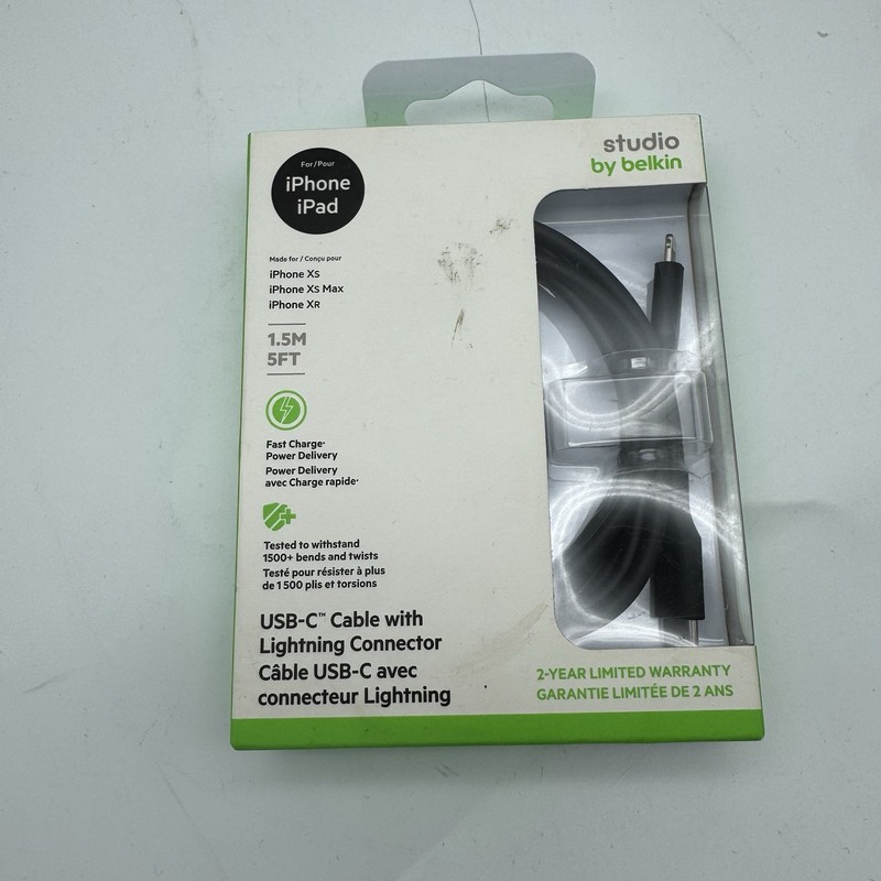 Genuine Belkin USB-C Cable iPhone / iPad New in packaging