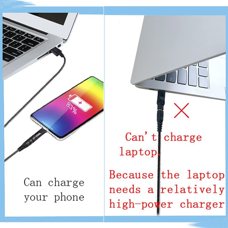 LIANSUM USB to DC 5V Power Cord, Universal DC 5.5x2.1mm Plug Jack Charging Ca... gallery