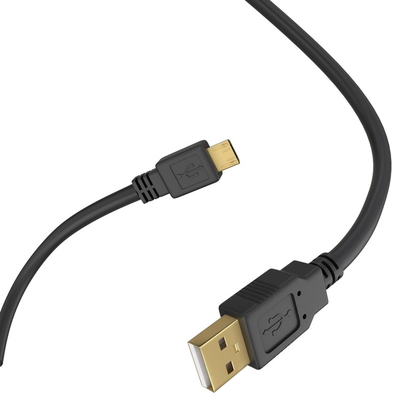6FT Micro USB to USB A Cable 480Mbps High Speed Charging Data Transfer Black gallery