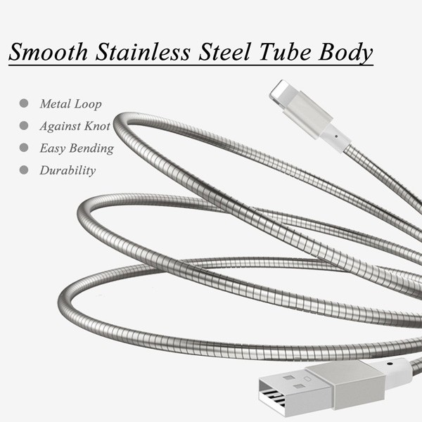 For TCL K33/K32 5G - Metal USB Cable 6ft Type-C Charger Cord Power Wire gallery