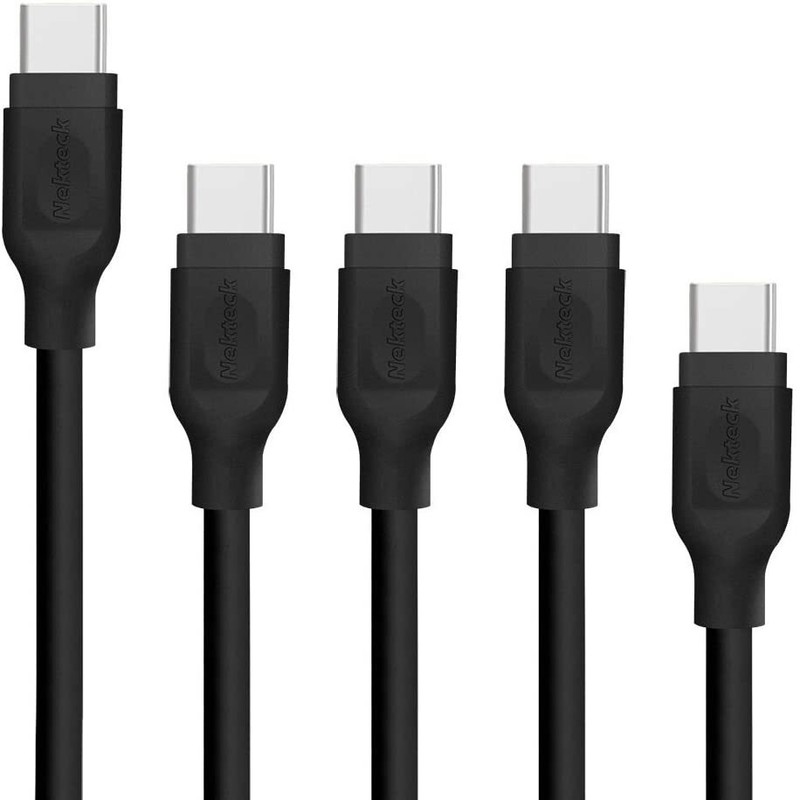 5-Pack USB C Type-C Data Sync Charger Cables 1/3/6FT for Samsung Laptop Android