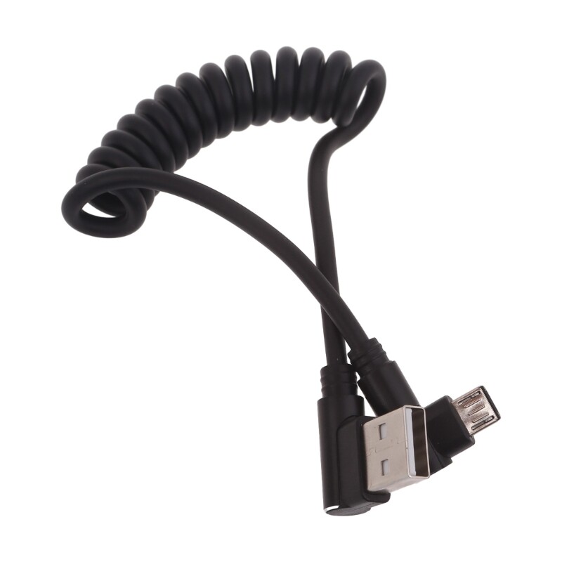 USB A to Micro USB Extension Cord Flexible 480Mbps Data Sync Cord for Cellphone