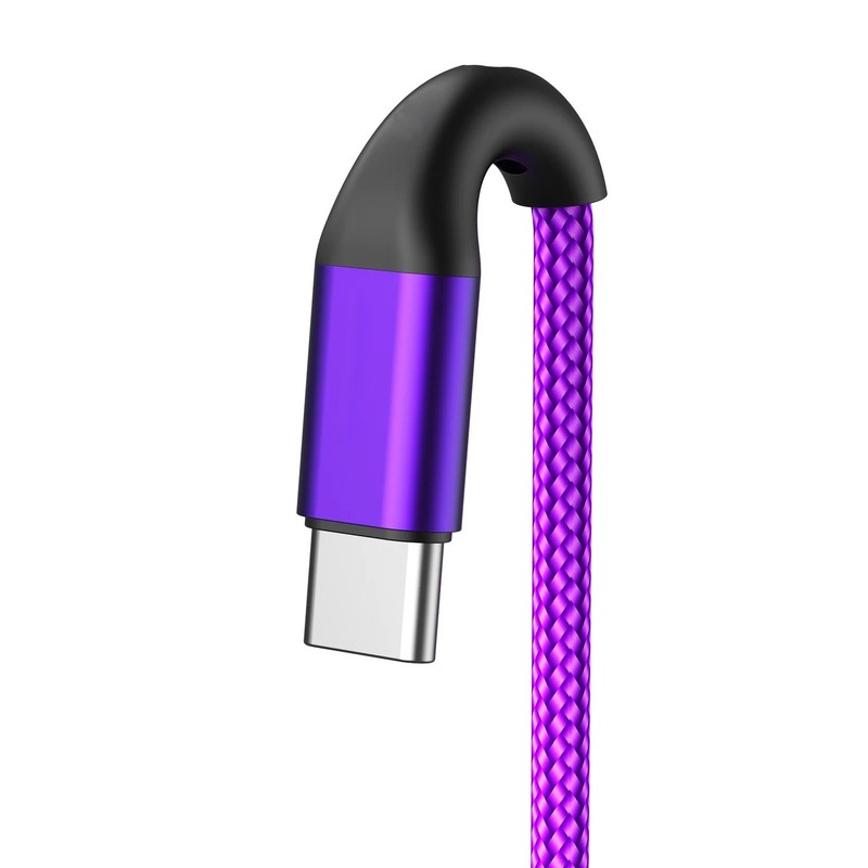 For Galaxy XCover7/XCover6 Pro - Purple 3ft PD Cable Type-C to USB-C Fast gallery