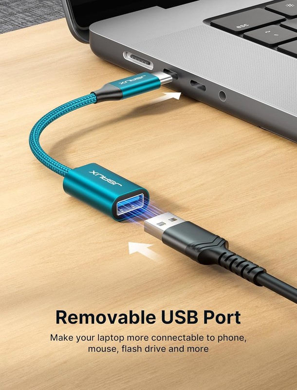 JSAUX USB-C to USB 3.0 Adapter Dual Pack High-Speed Data Transfer gallery