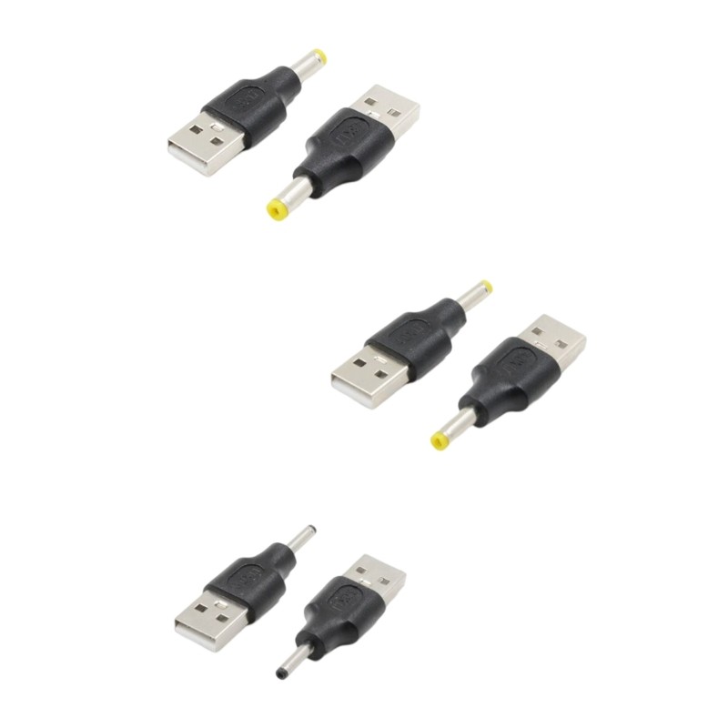 USB Converter Plug USB Male to DC 5V Male Adapter for 2.5/3.0/3.5/4.0/4.8/5.5mm gallery