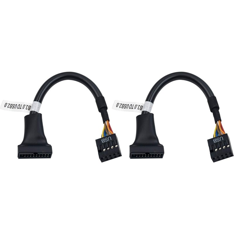 USB 3.0 Header to USB 2.0,USB 3.0 to USB 2.0 Motherboard Adapter Cable,19 Pin…