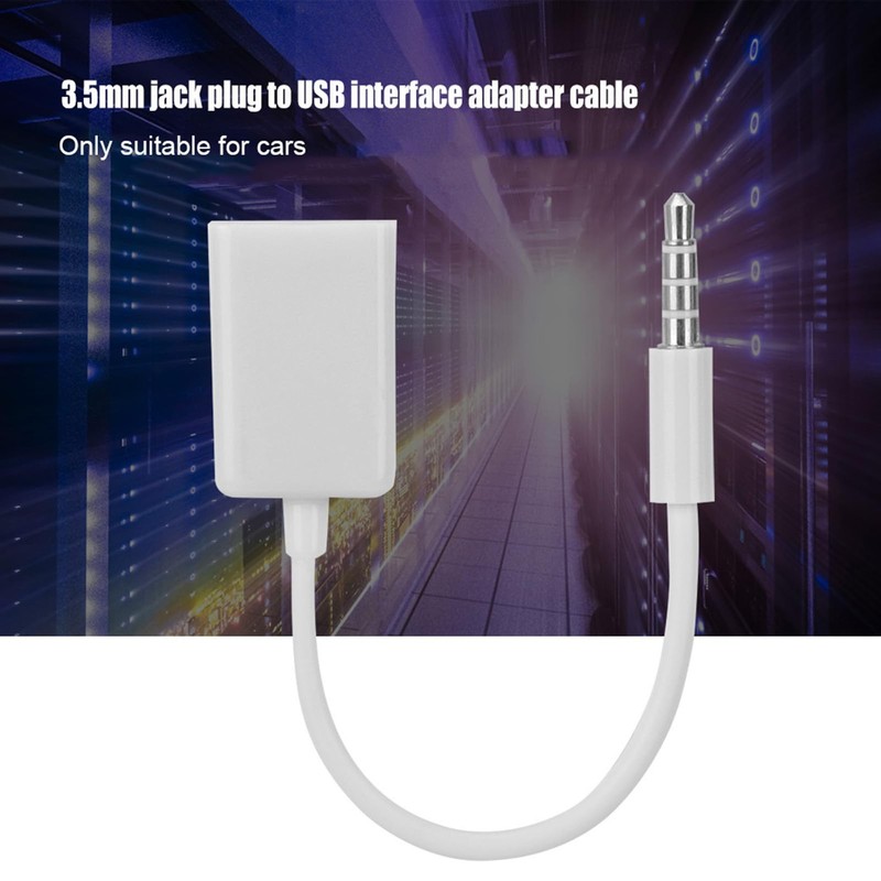 USB to AUX Adapter, USB 2.0 3.5mm Male Plug Jack to Female AUX Audio Cable, A... gallery