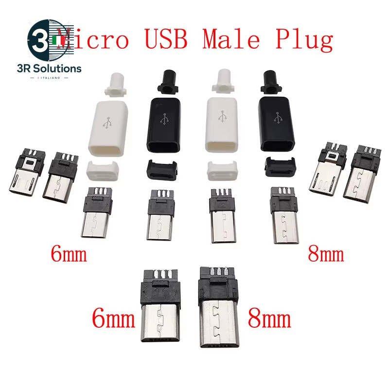 10pcs USB Type C/Micro/USB 2.0 Type Connectors Male Female M Adapter gallery