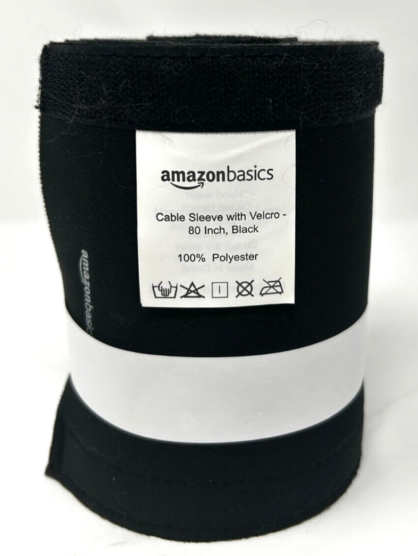 Amazon Basics Wire Cable Management Sleeve Cover – 80-Inch – NEW