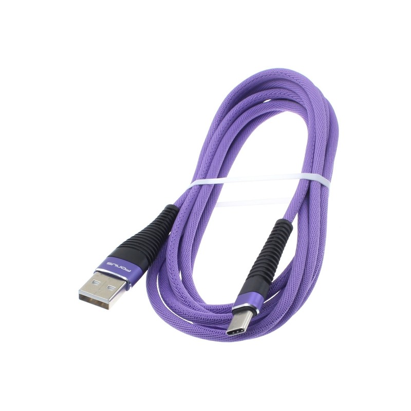 For Galaxy S20/S21/S23/FE Purple 6ft USB Cable Type-C Charger Cord Power Wire