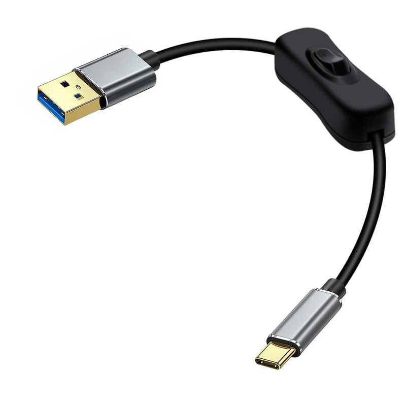 10Gbps USB C Cable with Switch USB 3.0 High Speed Data Transfer Cable with Go…