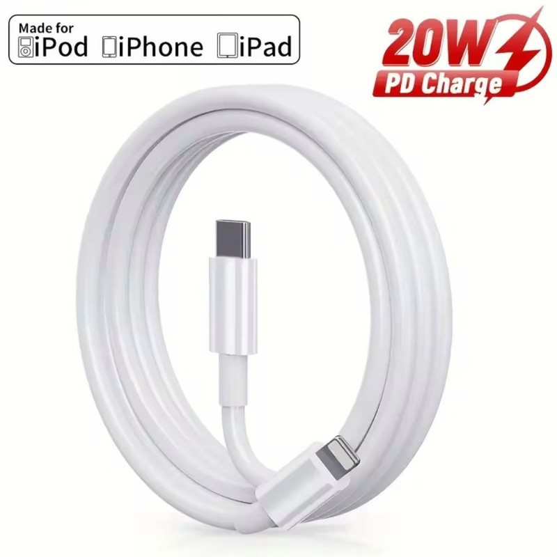 For iPhone 14 13 12 11 20W PD USB C Fast Charger Cable Type C Charging Cord Lot