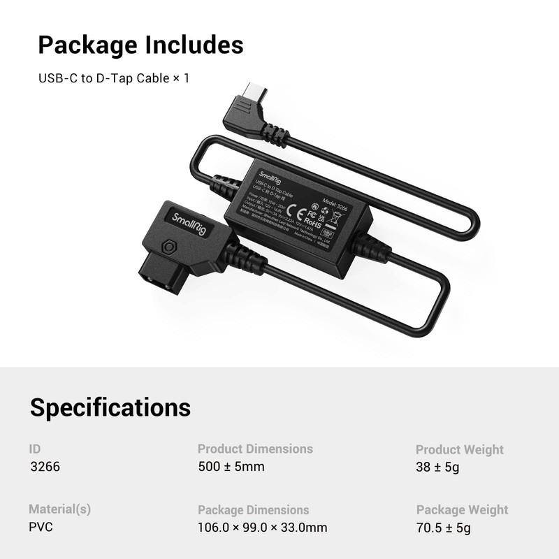 D-Tap to USB-Power Cable, Power-Supply Accessory of MagicFIZ Wireless Focus S... gallery