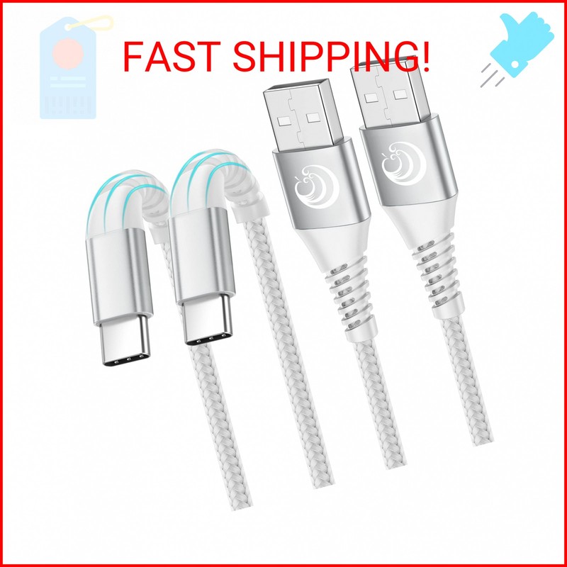 USB Type C Cable 6FT 2Pack Fast Charging Cable USB C Charger Phone Cord for Sams