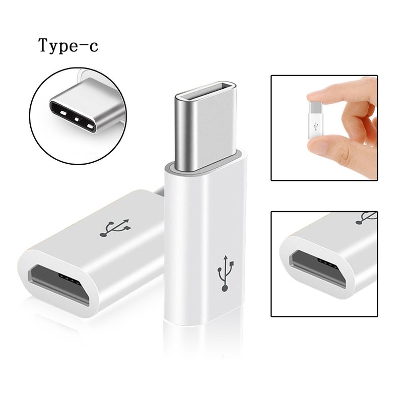1-10 X Micro USB to USB 3.1 Type-C Data Adapter Converter For Samsung Google USA