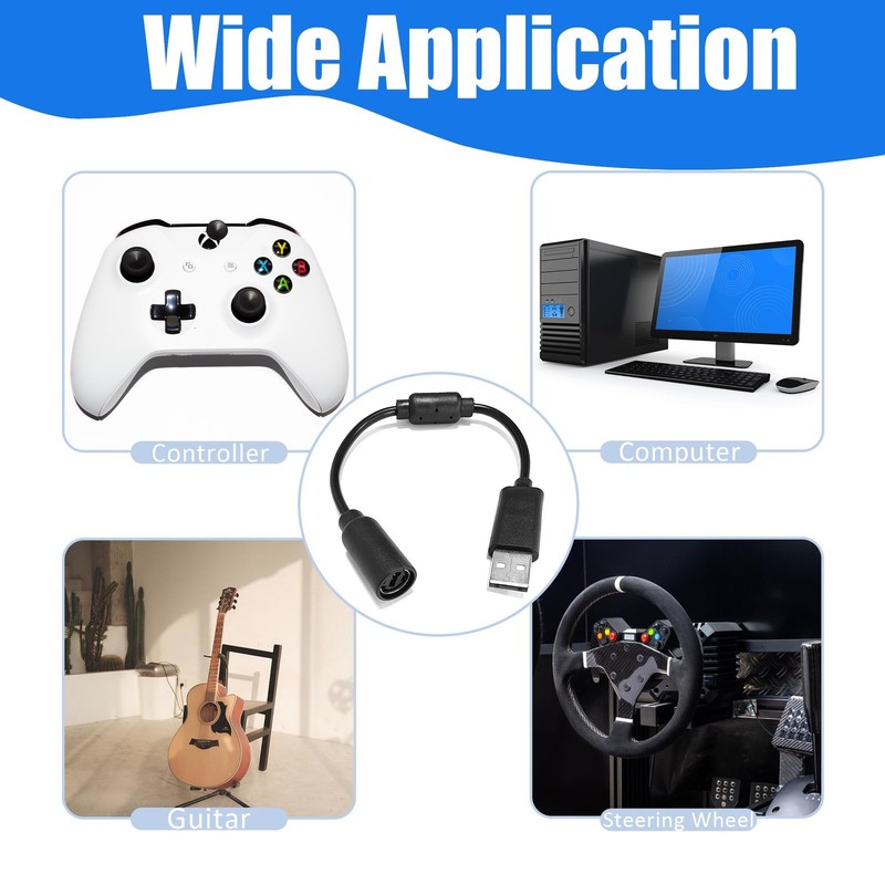 2 PCS Replacement Dongle USB Breakaway Cables, Wired Controller Brake Away Ca... gallery