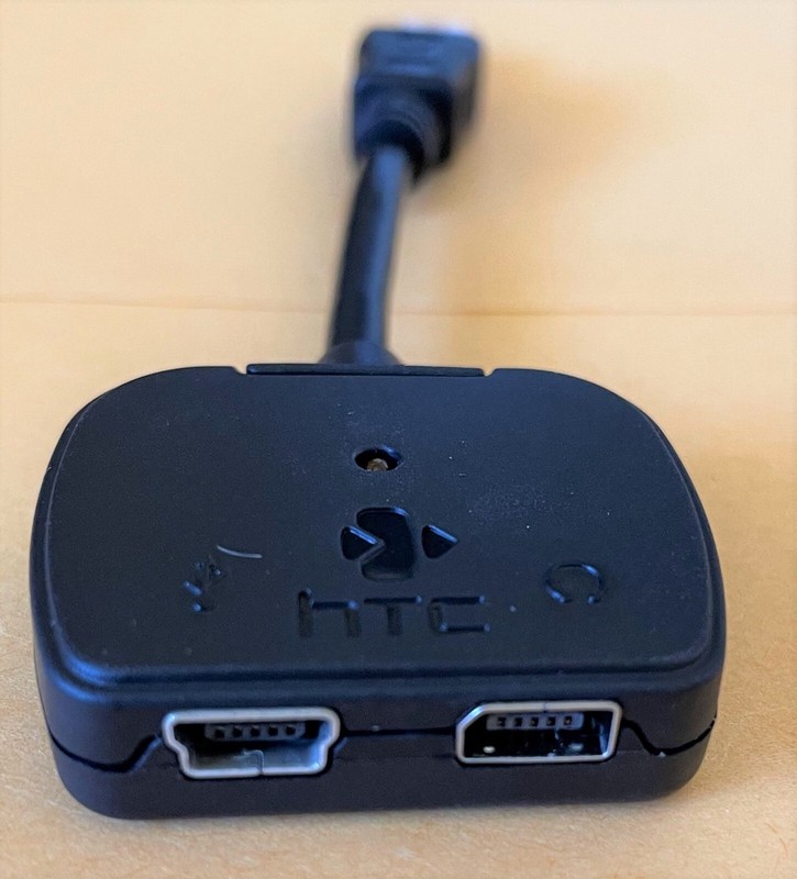 HTC MINI USB MALE TO MINI MICRO USB FEMALE ADAPTER CONVERTER CONNECTOR