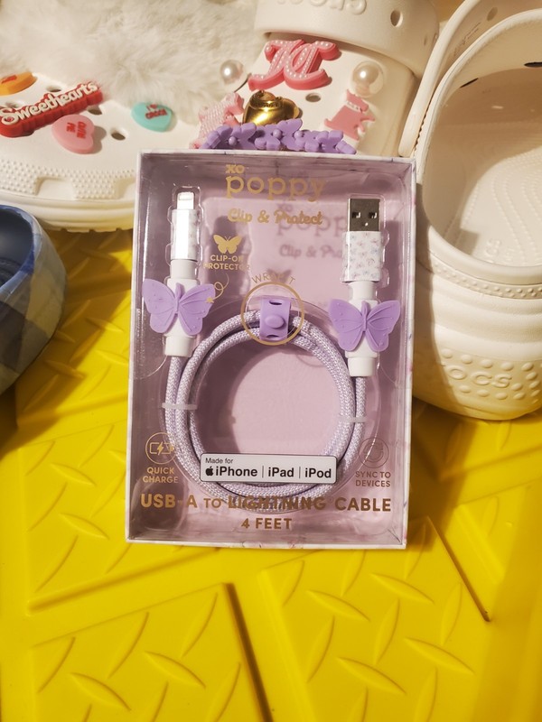 XO Poppy 4 Feet USB Cable Charger Cord