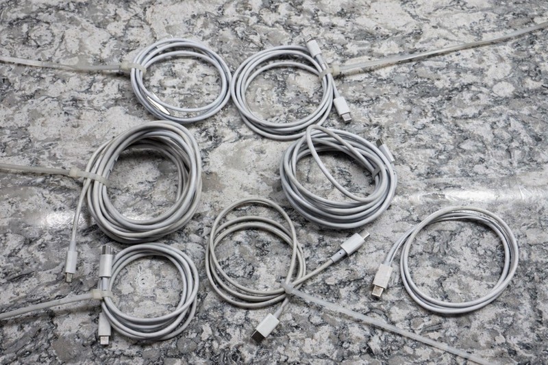 USB-C To Lightning Cable – Charger Connection – LOT OF 7 – Various Lengths