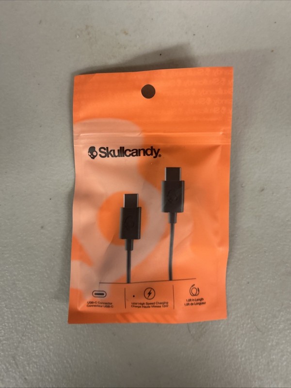 Skullcandy USB-C Cable 1.6Ft 15W Charging NEW SEALED