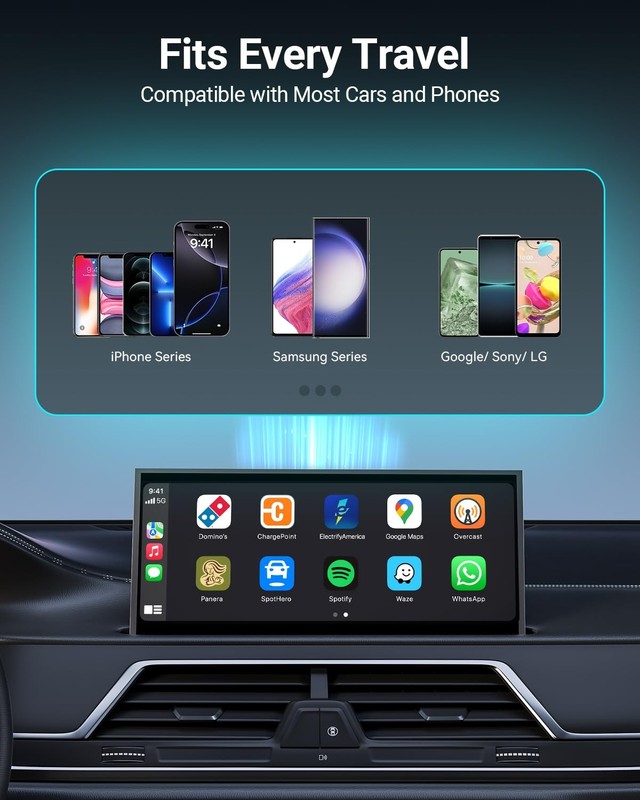 Mini Wireless CarPlay Adapter for Carplay and Android Auto 2-in-1 Mini USB De... gallery