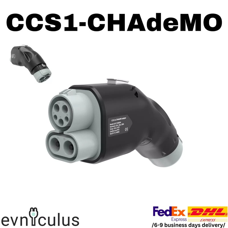 Adapter CCS1 to CHAdeMO for Nissan Leaf Kia Soul EV eNV200 DC Converter 200A