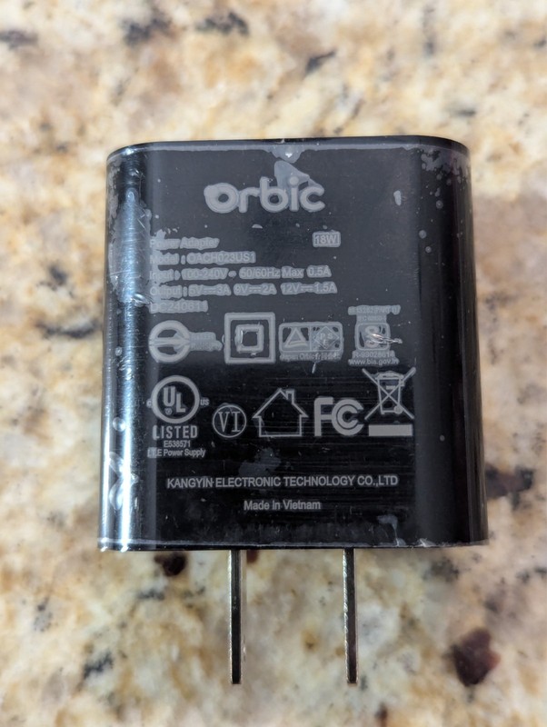 New Verizon Orbic 18W USB-C Fast Wall Charger Type-C OACH023US1