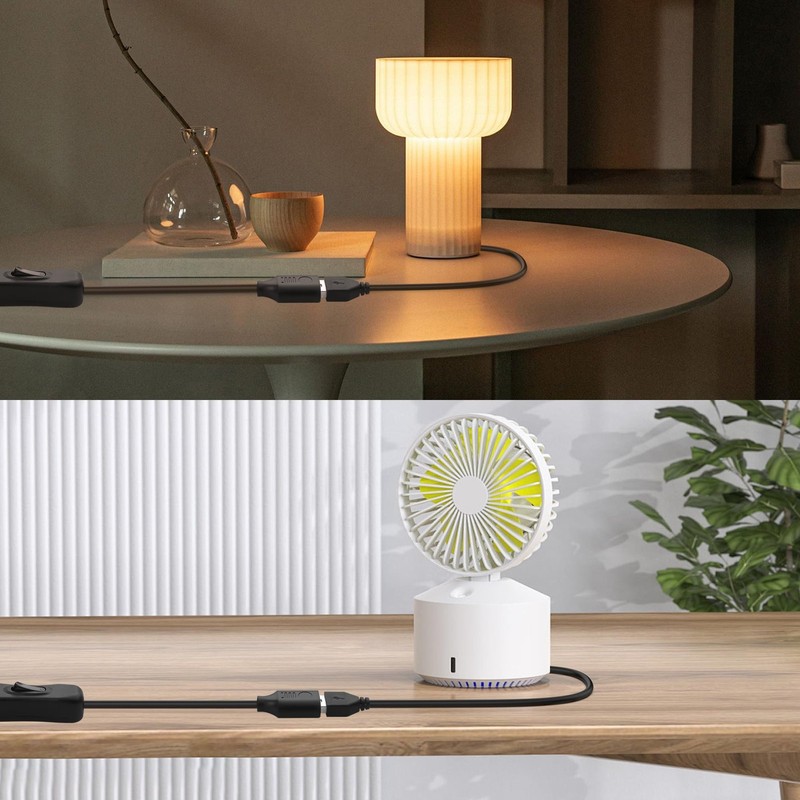 USB Extension Cable with On/Off Switch 90° 4.9FT LED Strips USB Fan Laptops gallery